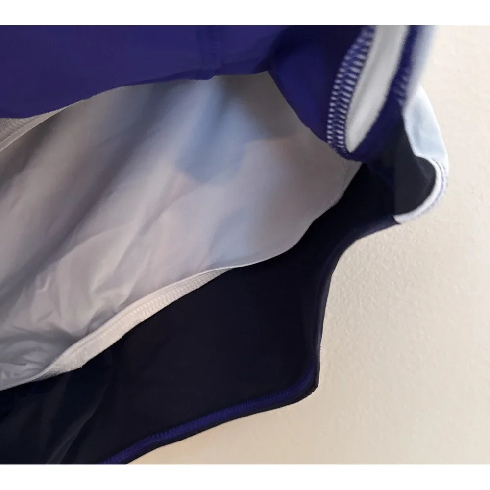 Athleta Shorts Womens‎ Small Running Free Colorblock Purple Multi